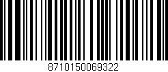 Código de barras (EAN, GTIN, SKU, ISBN): '8710150069322'