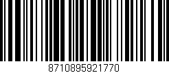 Código de barras (EAN, GTIN, SKU, ISBN): '8710895921770'