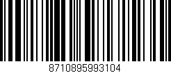Código de barras (EAN, GTIN, SKU, ISBN): '8710895993104'