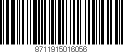 Código de barras (EAN, GTIN, SKU, ISBN): '8711915016056'