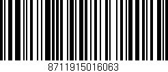 Código de barras (EAN, GTIN, SKU, ISBN): '8711915016063'