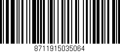 Código de barras (EAN, GTIN, SKU, ISBN): '8711915035064'