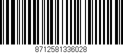 Código de barras (EAN, GTIN, SKU, ISBN): '8712581336028'