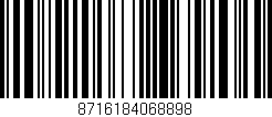 Código de barras (EAN, GTIN, SKU, ISBN): '8716184068898'