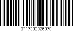 Código de barras (EAN, GTIN, SKU, ISBN): '8717332926978'