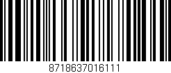 Código de barras (EAN, GTIN, SKU, ISBN): '8718637016111'