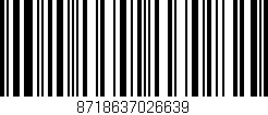 Código de barras (EAN, GTIN, SKU, ISBN): '8718637026639'