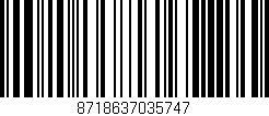 Código de barras (EAN, GTIN, SKU, ISBN): '8718637035747'