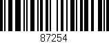 Código de barras (EAN, GTIN, SKU, ISBN): '87254'