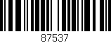 Código de barras (EAN, GTIN, SKU, ISBN): '87537'