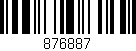 Código de barras (EAN, GTIN, SKU, ISBN): '876887'