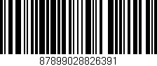 Código de barras (EAN, GTIN, SKU, ISBN): '87899028826391'