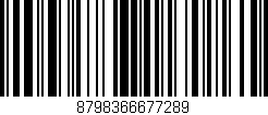 Código de barras (EAN, GTIN, SKU, ISBN): '8798366677289'