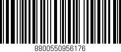 Código de barras (EAN, GTIN, SKU, ISBN): '8800550956176'