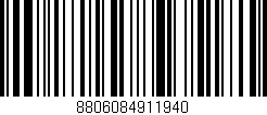 Código de barras (EAN, GTIN, SKU, ISBN): '8806084911940'