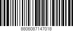 Código de barras (EAN, GTIN, SKU, ISBN): '8806087147018'