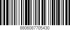 Código de barras (EAN, GTIN, SKU, ISBN): '8806087705430'