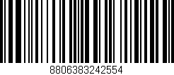 Código de barras (EAN, GTIN, SKU, ISBN): '8806383242554'