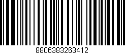 Código de barras (EAN, GTIN, SKU, ISBN): '8806383263412'