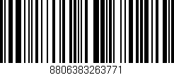 Código de barras (EAN, GTIN, SKU, ISBN): '8806383263771'