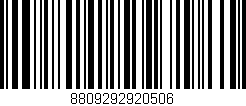 Código de barras (EAN, GTIN, SKU, ISBN): '8809292920506'
