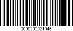 Código de barras (EAN, GTIN, SKU, ISBN): '8809292921046'
