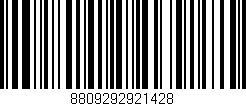 Código de barras (EAN, GTIN, SKU, ISBN): '8809292921428'