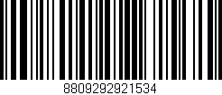 Código de barras (EAN, GTIN, SKU, ISBN): '8809292921534'