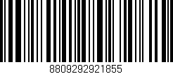 Código de barras (EAN, GTIN, SKU, ISBN): '8809292921855'