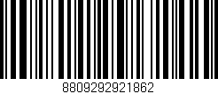 Código de barras (EAN, GTIN, SKU, ISBN): '8809292921862'