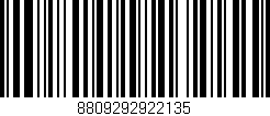 Código de barras (EAN, GTIN, SKU, ISBN): '8809292922135'