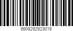 Código de barras (EAN, GTIN, SKU, ISBN): '8809292923019'