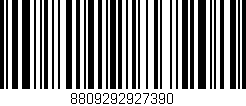 Código de barras (EAN, GTIN, SKU, ISBN): '8809292927390'