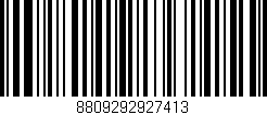 Código de barras (EAN, GTIN, SKU, ISBN): '8809292927413'