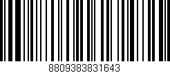 Código de barras (EAN, GTIN, SKU, ISBN): '8809383831643'