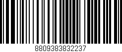 Código de barras (EAN, GTIN, SKU, ISBN): '8809383832237'