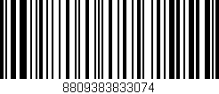 Código de barras (EAN, GTIN, SKU, ISBN): '8809383833074'