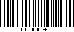 Código de barras (EAN, GTIN, SKU, ISBN): '8809383835641'