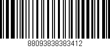 Código de barras (EAN, GTIN, SKU, ISBN): '88093838383412'