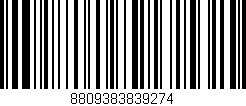 Código de barras (EAN, GTIN, SKU, ISBN): '8809383839274'