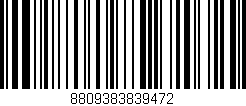 Código de barras (EAN, GTIN, SKU, ISBN): '8809383839472'