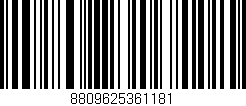 Código de barras (EAN, GTIN, SKU, ISBN): '8809625361181'