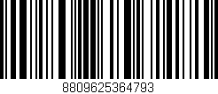 Código de barras (EAN, GTIN, SKU, ISBN): '8809625364793'