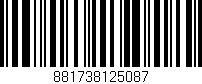 Código de barras (EAN, GTIN, SKU, ISBN): '881738125087'