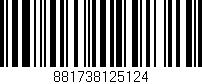 Código de barras (EAN, GTIN, SKU, ISBN): '881738125124'