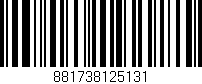 Código de barras (EAN, GTIN, SKU, ISBN): '881738125131'