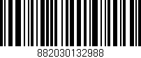 Código de barras (EAN, GTIN, SKU, ISBN): '882030132988'