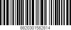 Código de barras (EAN, GTIN, SKU, ISBN): '8820301562814'