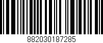 Código de barras (EAN, GTIN, SKU, ISBN): '882030187285'