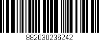 Código de barras (EAN, GTIN, SKU, ISBN): '882030236242'